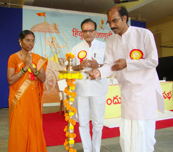 From Left : Sou. Vinuta Shetty; Shri. Agrawal; Shri. Chetan Janardan